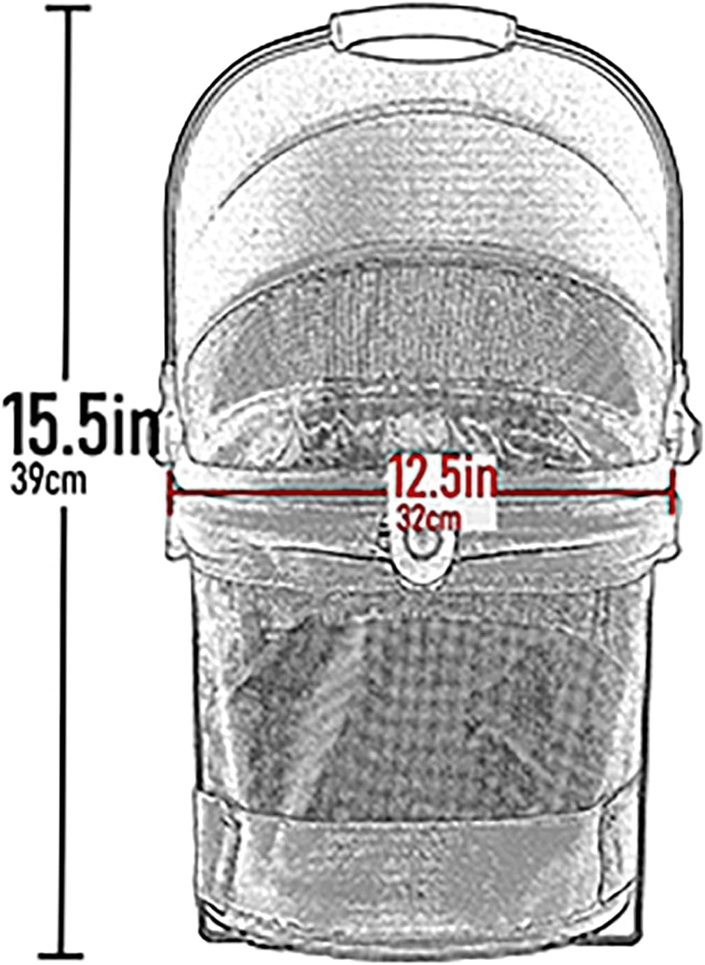 Pet Gear View 360 Ultra Lite Pet Safety Carrier & Car Seat for Small Dogs & Cats Push Button Entry, 15", Larkspur